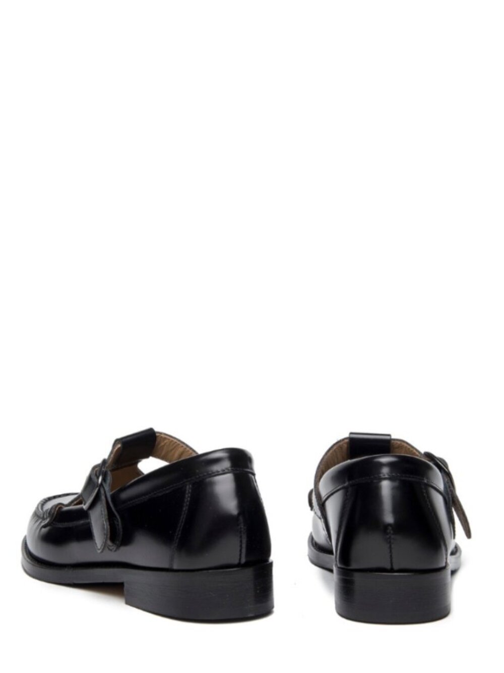 New - Sesa Boston T-Bar Leather Loafers Women's - Picture 3 of 9